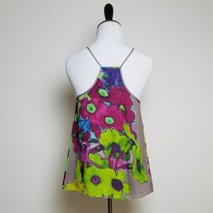 Trina Turk Tops - Trina turk racerback tank top floral xs Trina Turk Tops - Trina turk racerback tank top floral xs